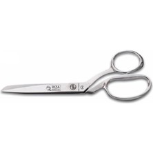 Rıza M-A3157-8 Tekstil / Yatık Regula Makası No: 8 Inç / 20,32 cm - Nikel Kaplama