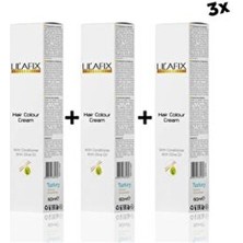 Lil'afix Lilafix 60 ml Kalıcı Krem Tüp Boya 10/1 Platin Sarısı Renk Canlılığı Sağlayan Üçlü Paket
