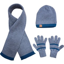 Erkek Çocuk Şapka, Atkı ve Eldiven Takımı (8-12 Yaş)