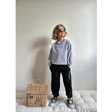 Cg Kids Green Black Enjeksiyon Baskılı (Silikon Işleme) 2 Iplik Kumaş Erkek Çocuk Alt Üst Takım Süper Kalite