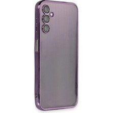 Zengezur Newface Samsung Galaxy A14 4g Kılıf Razer Lensli Silikon - Mor