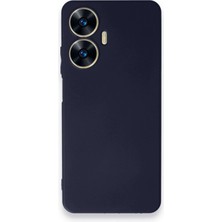 Zengezur Newface Realme C55 Kılıf First Silikon - Lacivert