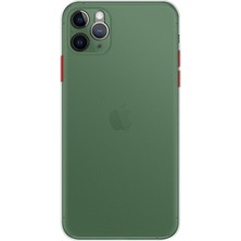 Piyasa Sepeti Apple iPhone 12 Pro 6.1'' Transparent Slim Case Yeşil
