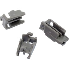 Bulaşık Makinesi Üst Sepet Katlanır Tabaklık Klips Seti, Siemens SGS55M85TR ile Uyumlu