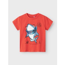 Name It Nmmfısh Nreg Ss Top Box Yeşil Erkek Çocuk Kısa Kol T-Shirt