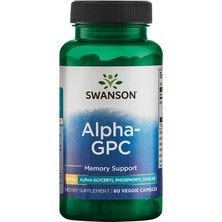 Swanson Ultra Alpha Gpc Alpha Glyceryl Phosphoryl Choline 300 Mg 60 Veg Capsules