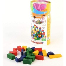 KR016 Woodoy 100 Parça Küçük Kovalı Bloklar 12