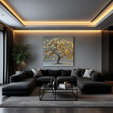 Cozy Co:temperli Cam Kare Tablo, Cam Tablo, Uv Baskı, CTT002