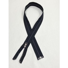 Eşofman Mont Fermuarı / 74 cm / Koyu Lacivert Gri Dikiş / MSN014