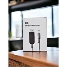 Süperbox Powerbank USB Bağlantı Kablosu 5V Giriş 12V Çıkış Modem Uyumlu