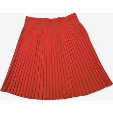 Woorage Pileli Etek - Kırmızı