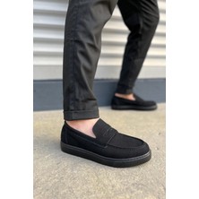 ET180 Estilo x Bağcıksız Süet Erkek Günlük Spor Klasik Ayakkabı St - Siyah