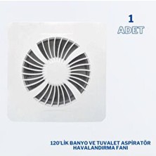120’LIK Banyo ve Tuvalet Aspiratör Havalandırma Fanı