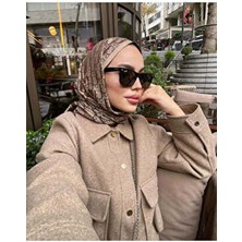 Oxygen Scarfs D Desenli Çift Taraflı Ipek Kaşmir Şal