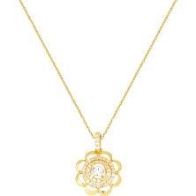 Chakra 14 Ayar Altın Kolye