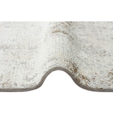 Lagos Xw Lgs 05 Gri Bej - Yıkanabilir Hav Vermez Modern Desenli Halı