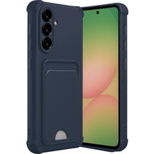 Zengezur Newface Samsung Galaxy A36 Kılıf Kelvin Kartvizitli Silikon - Lacivert
