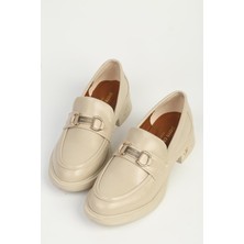 Krem Kadın Loafer PC-55284