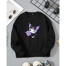 Kız Çocukları Için Kuromi Baskılı T-Shirt