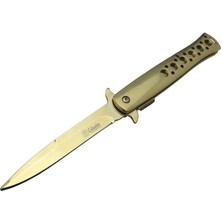 Tac-Force 1111A T-Lite Gold Kamp / Av Çakısı 23CM- Yarı Otomatik, Metal Sap