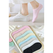 Bgk 8'li Kadın Renkli Babet Çorap