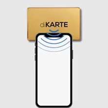 Elite Metal Digital Business Card - Gold - Hazır Tasarım 1