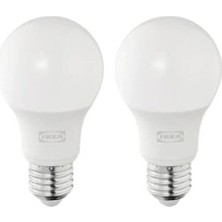 IKEA Solhetta E27 Kalın Duy 470 Lümen Gün Işığı LED Ampul Sıcak Beyaz Renkli Enerji Tasarruflu