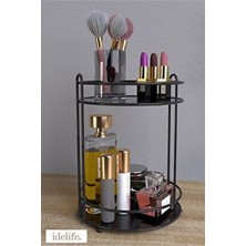 Kozmetik Takı Düzenleyici, Banyo Organizer, 2 Katlı Sunumluk, Ikramlık Rafı, Baharatlık Standı