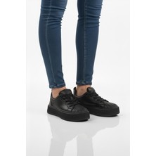 Siyah Bağcıklı Unisex Spor Ayakkabı Grov 410 G