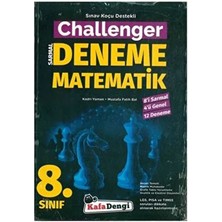 Kafa Dengi Yayınları KafaDengi 8. Sınıf LGS Challenger Matematik Sarmal Deneme Kitabı Sınav Koçu Destekli
