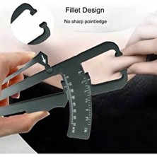 Fitness Için Vücut Plastik Skinfold, Yağ Ölçer,yağ Kaliper, Caliper 17 cm (Beyaz, Whıte)