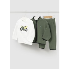 Mayoral 1-4 Yaş Arası Üçlü Eşofman Takımı - Yeşil