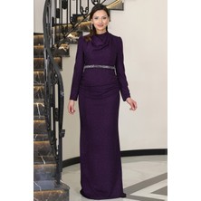 Şık Taş Detaylı Dilara Tesettür Abiye