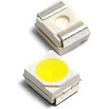 3528 Kılıf Beyaz Smd LED / 10 Adet