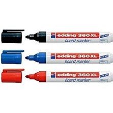 360XL Beyaz Tahta Kalemi 3'lü Set ( 1 Mavi+ 1 Siyah +1 Kırmızı )