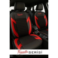 Toyota Corolla I (Facelift 2005) 2.0 (155 Hp) Cvt-I 2005 Uyumlu  Formi Serisi Kırmızı Oto Kılıfı Tam Set