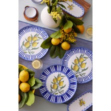 Kütahya Porselen Moderna Lemon Charm 14 Parça 6 Kişilik Kahvaltı Takımı