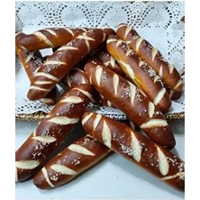 SEYMEN Mini Party Laugenstangen 12 Adet Mini Baton Alman Simidi Özel Günler İçin Lezzetli Atıştırmalık