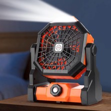 Mini Şarjlı Ledli Fan