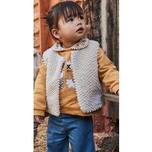 Mayoral Kürk Bebe Yelek - Bej