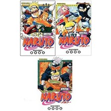 Naruto 3 Cilt Türkçe Manga Set (1-2-3)