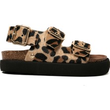 Kadın Terlik Felına G106330 Genuins Vegan Leopard