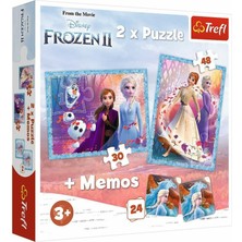 Nessiworld PUZZLE-90814 2ın1 Frozen Iı Çocuk Puzzle