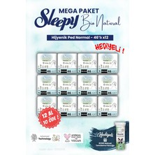 Sleepy 12 Al 10 Öde Mega Paket Bio Hijyenik Ped 46'lı Normal ve Rosıe Makyaj Pamuğu