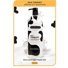 Morfose Milk Therapy 1000 ml Besleyici ve Onarıcı Kremsi Süt Şampuan Kuru Saçlar İçin Özel Formül
