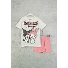 Kuromi Şortlu Takım - Pembe