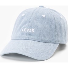 Unisex Kadın Erkek Açık Mavi Jean Kot Şapka D7952-0007