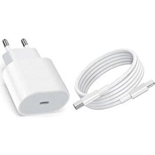 Apple iPhone 20W Hızlı Şarj Özellikli Usb-C Power Güç Adaptör ve Kablo (Iphone 14 - 13 - 12 - 11)