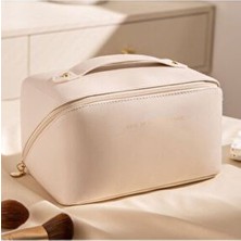 Seyahat Kozmetik Taşıma Çantası Su Geçirmez Deri Makyaj Malzeme Düzenleyici Çanta