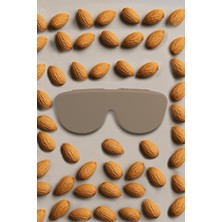 Carry Me Case Bej Katlanabilir Silikon Gözlük Kılıfı